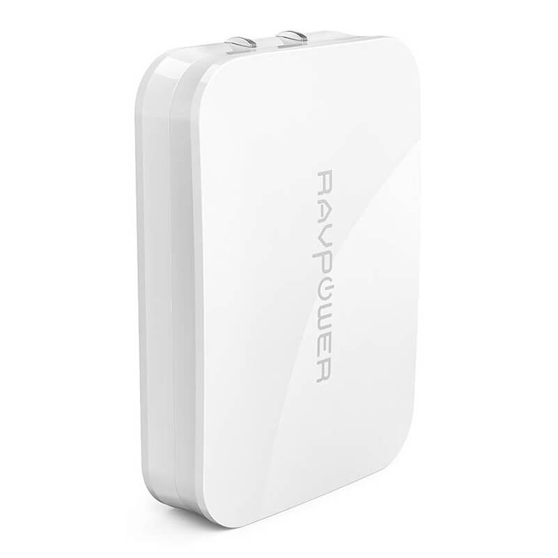 Adapter Sạc 1 Cổng Type C 45W RavPower Rp-Pc104 Hỗ Trợ Sạc Nhanh PD PowerDelivery Và Quick Charge 3.0