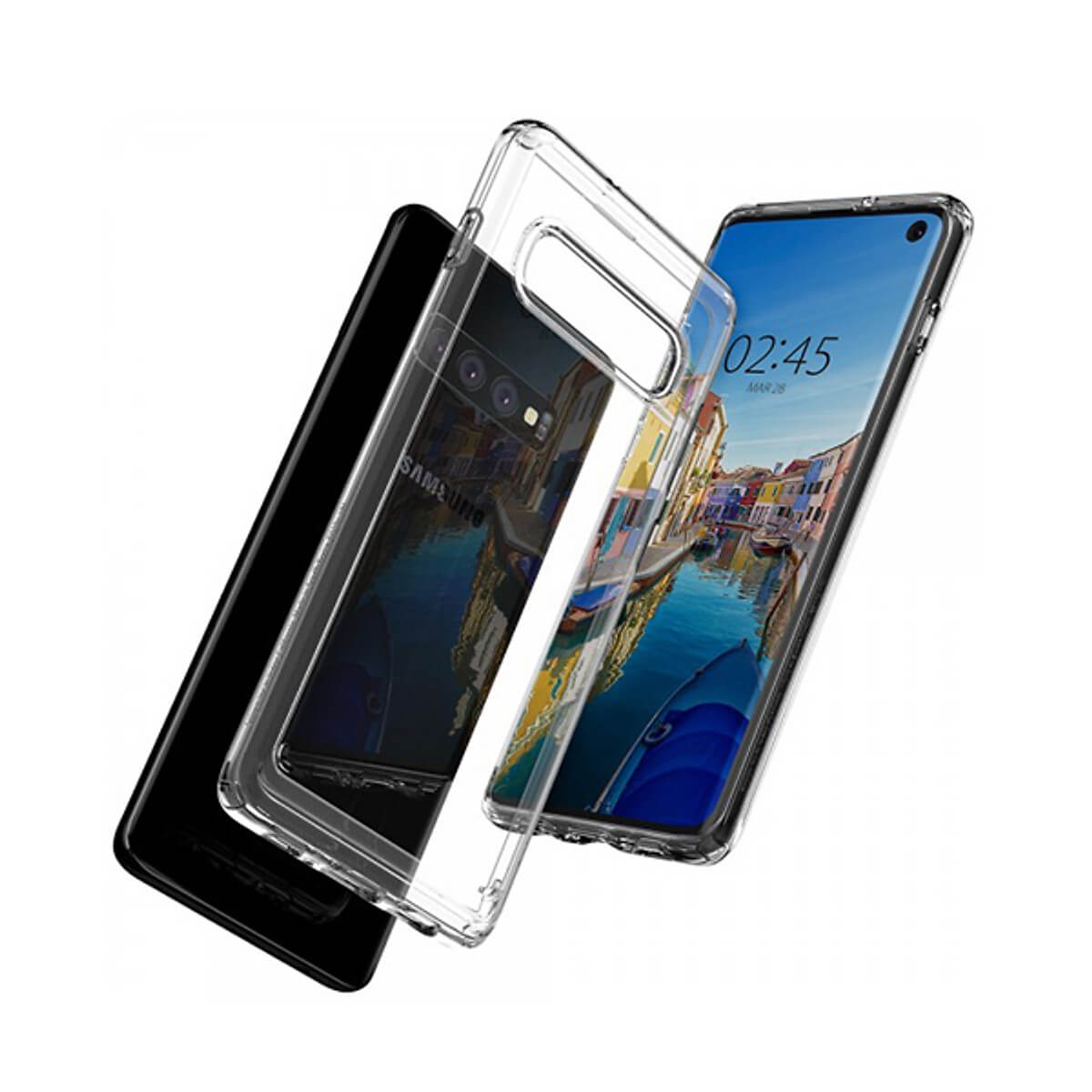 Ốp Lưng Samsung Galaxy S10 Spigen Liquid Crystal