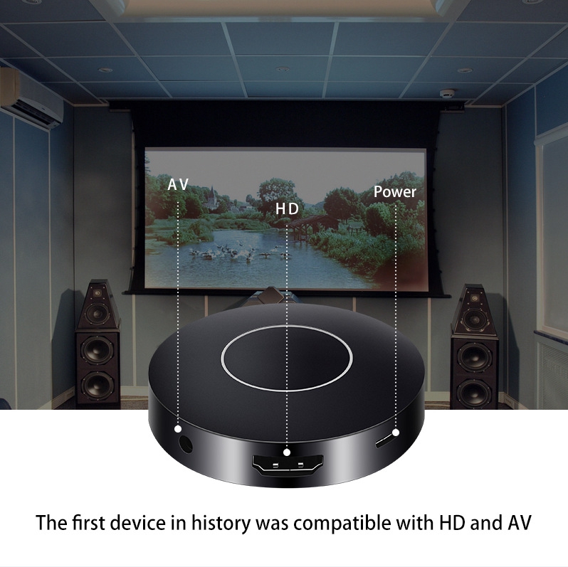 Thiết Bị Streaming Từ Điện Thoại Lên Tivi Qua Ngõ HDMI Hoặc AV - Q1 1