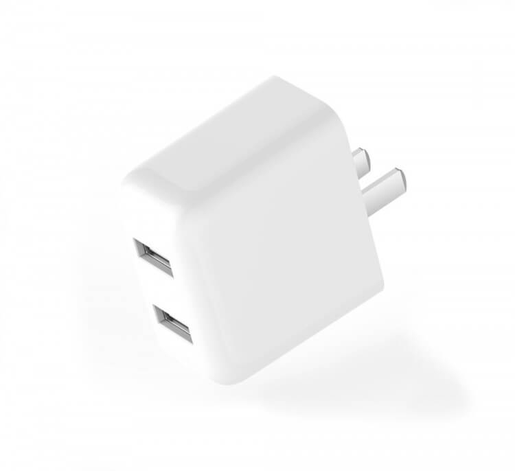 Adapter Sạc 2 Cổng 18W Xiaomi ZMI HA622 Hỗ Trợ Sạc Nhanh QC 3.0