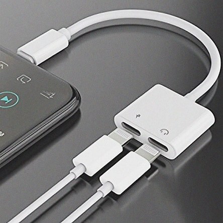 Cáp Chia Cổng Sạc Thành 2 Cổng Lightning  iPhone 7/8/X 1