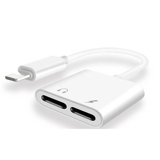 Cáp Chia Cổng Sạc Thành 2 Cổng Lightning iPhone 7/8/X