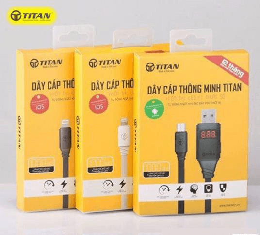 Cáp Sạc Lightning Titan CI07 (1m) 1
