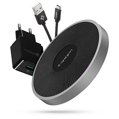 Đế Sạc Không Dây Spigen Essential F306W iPhone (EU Plug/Ver.2)