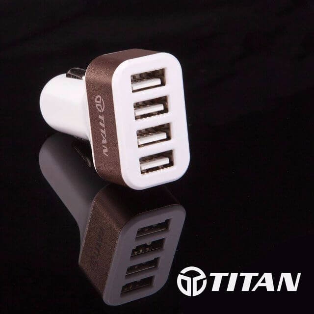 Sạc Xe Hơi 4 Cổng USB Titan SO11 1