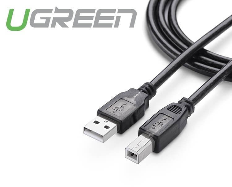 Cáp Máy In USB 2.0 Sang USB-B Tích Hợp IC Khuyếch Đại Dài 10m UGREEN U