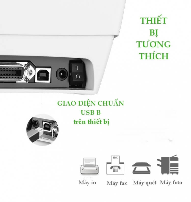 Cáp Máy In USB 2.0 Sang USB-B Tích Hợp IC Khuyếch Đại Dài 10m UGREEN U
