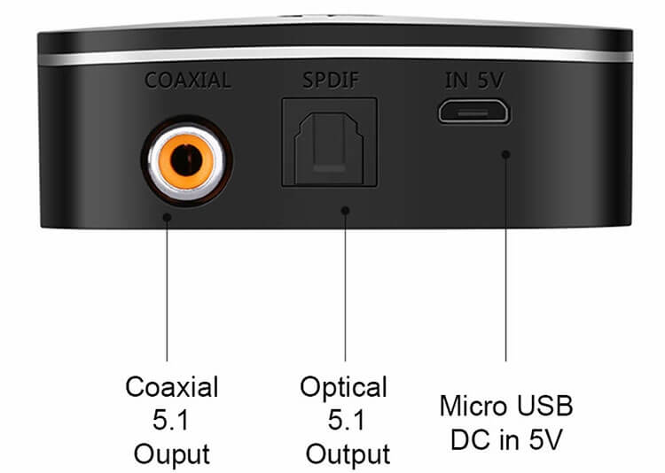 Bộ Thu Bluetooth 4.2 Ugreen Coaxial Optical APTx 40855  1