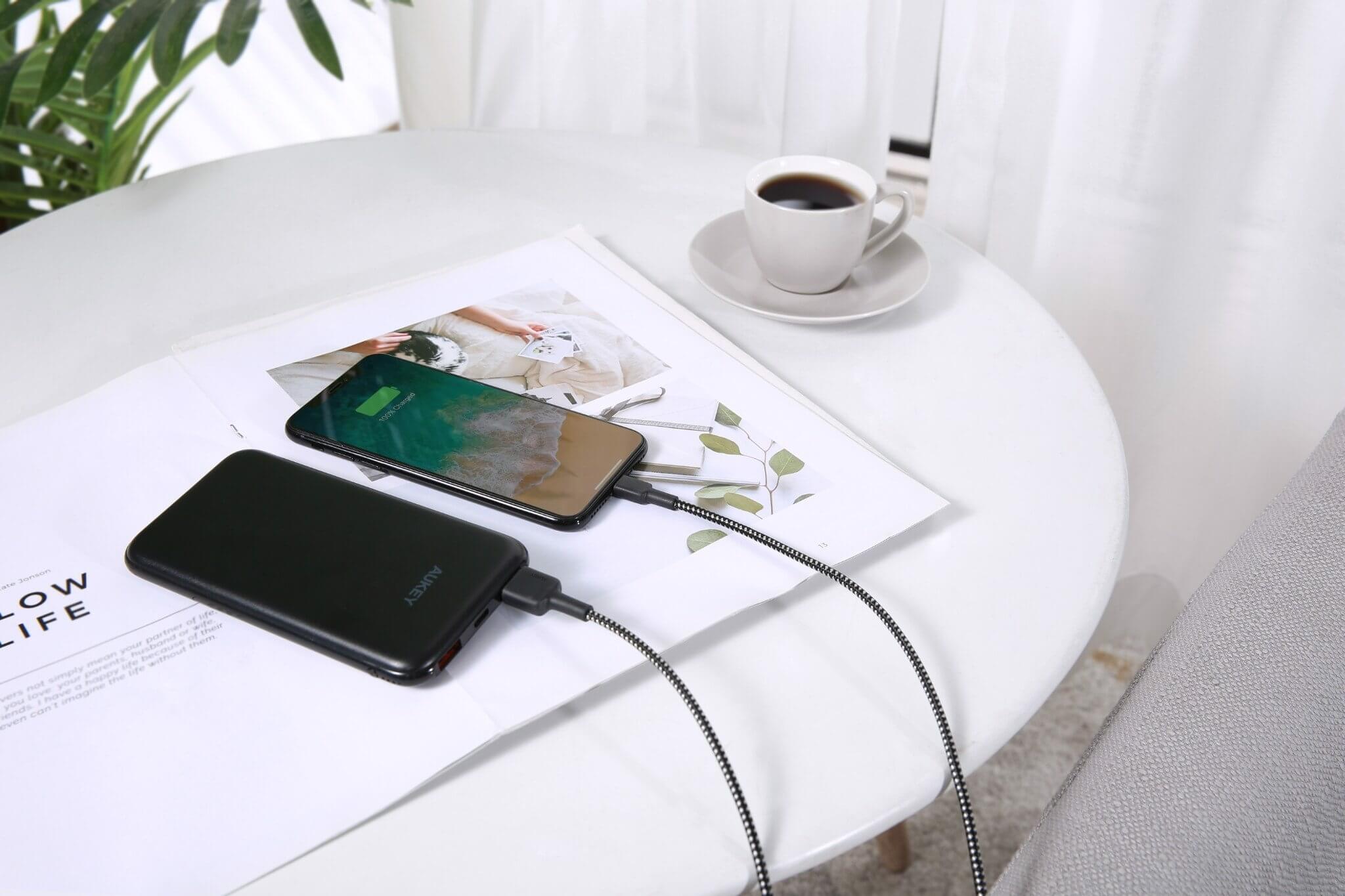 Dây Cáp Sạc Lightning Cho iPhone Chuẩn MFi Aukey CB-BAL3 1.2m 2