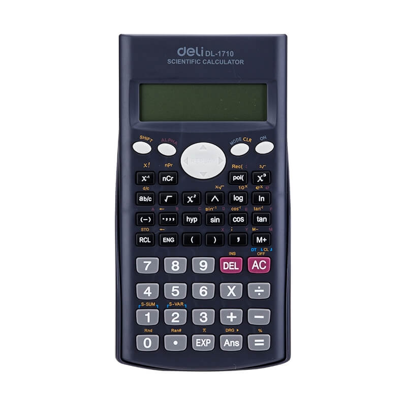 Máy Tính Kỹ Thuật Deli 1710 Scientific Calculator 10+2 Digits