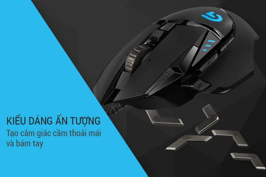 Chuột Chơi Game Có Dây Logitech Proteus Spectrum G502 1