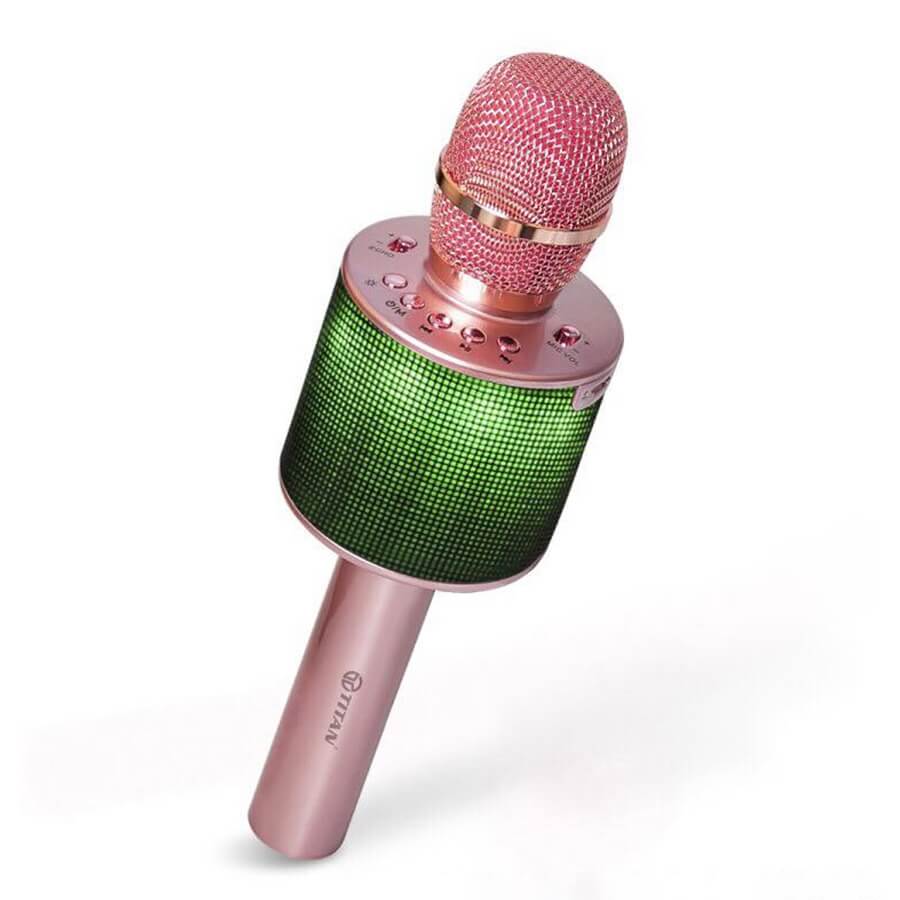 Micro Karaoke Bluetooth Kết Nối Song Ca 2 Thiết Bị Titan M01