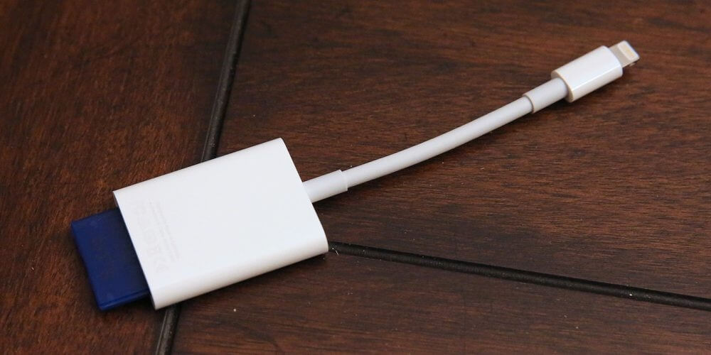 Dây Cáp Chuyển Đổi Lightning Sang SD Card Camera Reader Apple 