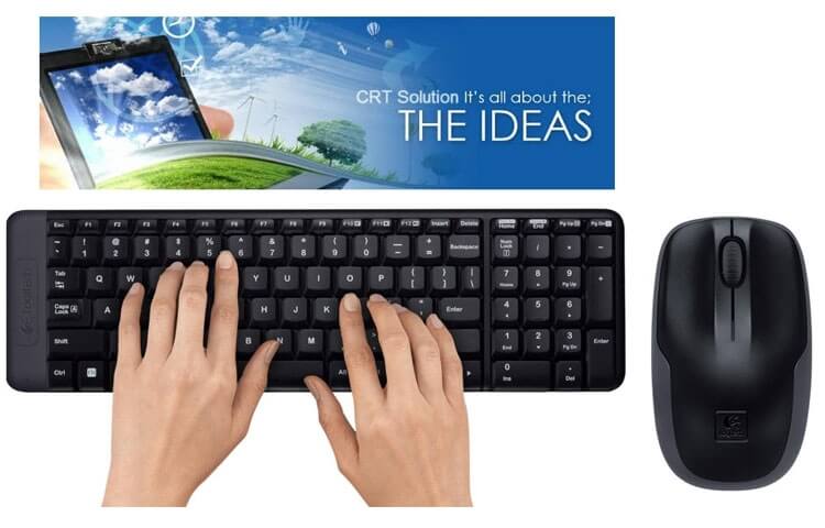 Bộ Bàn Phím Và Chuột Logitech MK220 Không Dây 1