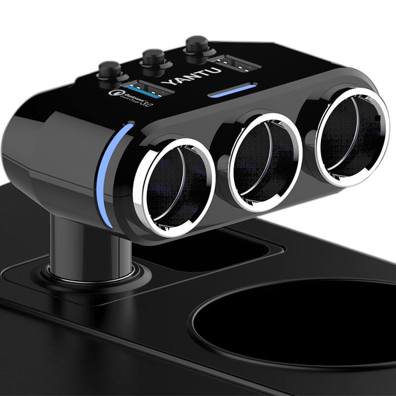 Tẩu Sạc Yantu B39 Bluetooth FM Kiêm Màn Hình Giám Sát Điện Áp