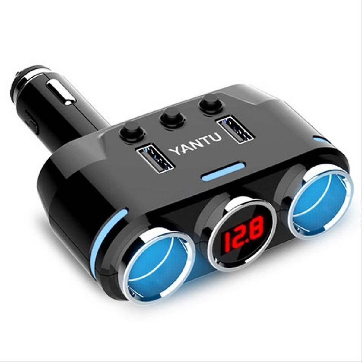Tẩu Sạc Yantu B39 Bluetooth FM Kiêm Màn Hình Giám Sát Điện Áp