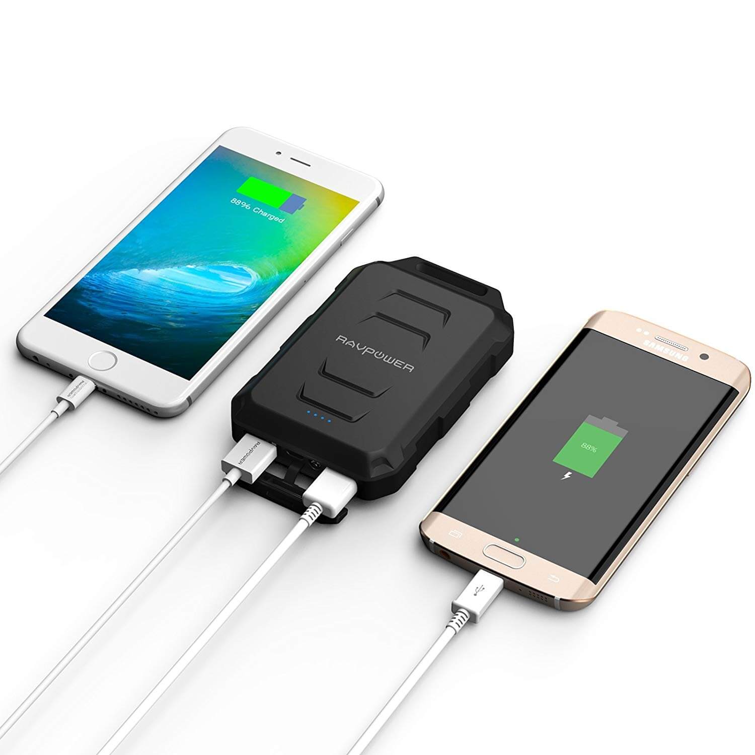 Pin Sạc Dự Phòng RavPower 10050mAh RP-PB044 Chống Nước Siêu Nhỏ 7
