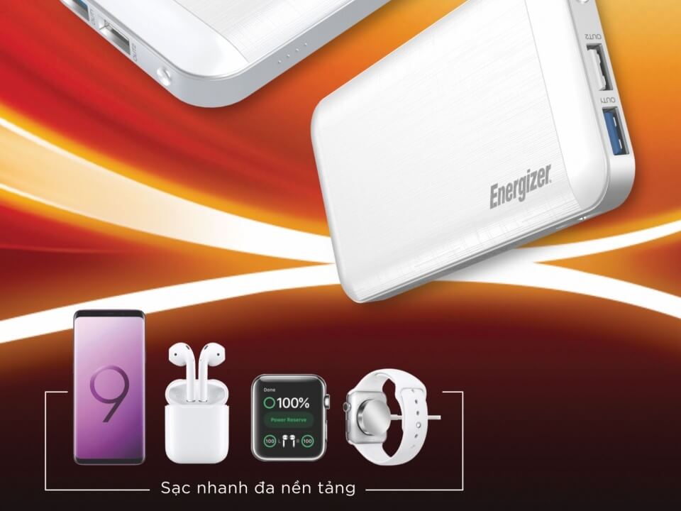 Pin Sạc Dự Phòng Energizer Siêu Nhân Hỗ Trợ Sạc Nhanh Đa Nền Tảng 10,000mAh - UE10030MP 2