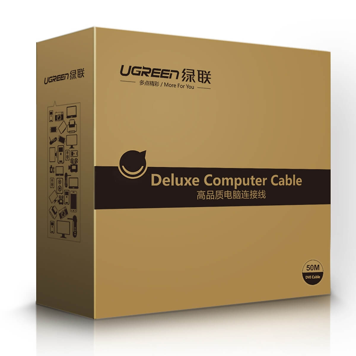 Cáp Máy In Usb 2.0 Sang Usb-B Tích Hợp Ic Khuyếch Đại Dài 10m Ugreen US122 10374