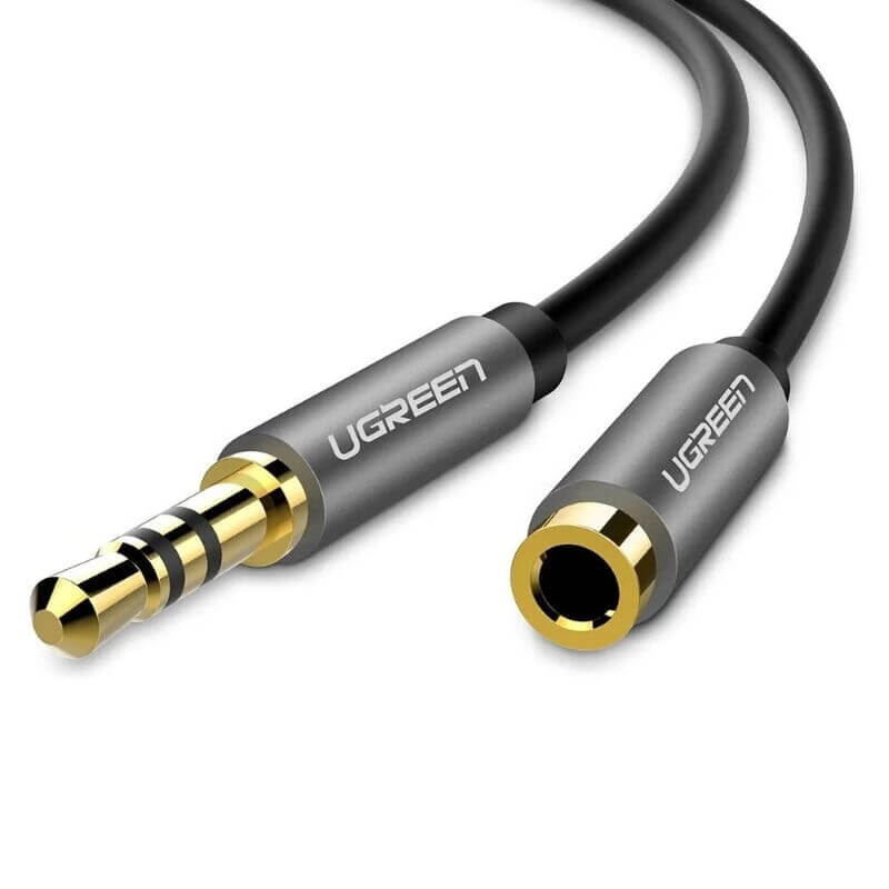 Dây Cáp Nối Dài 3.5mm Đầu Đực Sang 3.5mm Đầu Cái Mạ Vàng Dài 1.5m UGREEN AV118 10593