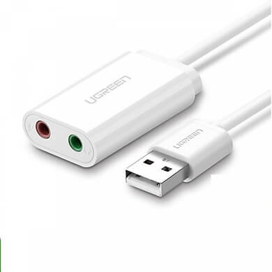 Cáp Chuyển Đổi Ugreen USB 2.0 Sang Audio 3.5mm 30143