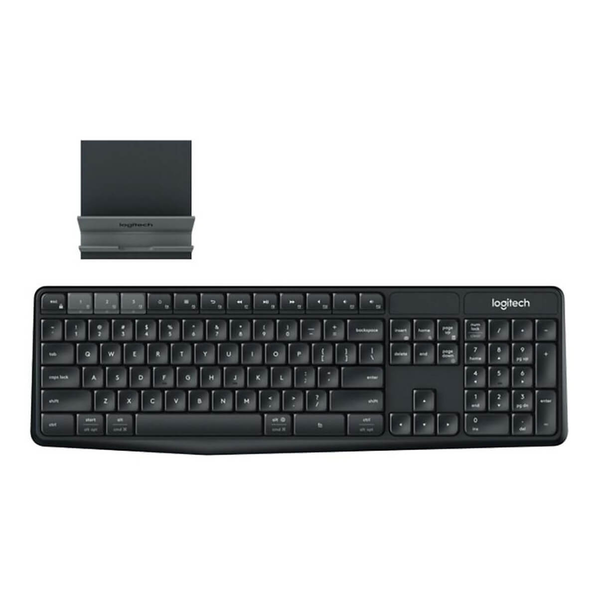 Bàn Phím Logitech K375S 104 Keys Bluetooth 2.4GHz USB Wireless Keyboard w/ Stand - New Seal