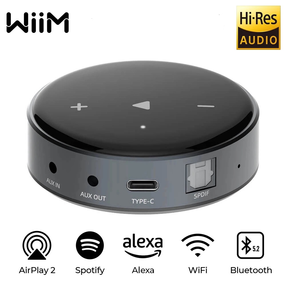 Bộ Bluetooth Không Dây 5.3 Cao Cấp WiiM Mini AirPlay 2 Wireless Hi-Res
