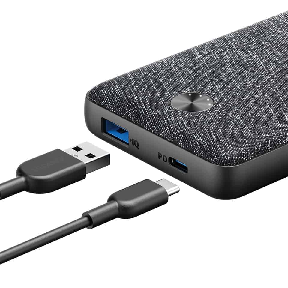 Pin Sạc Dự Phòng Tích Hợp Cổng Usb Type-C In/Out Hỗ Trợ Power Delivery PD Anker Essential 20000mAh PD - A1281