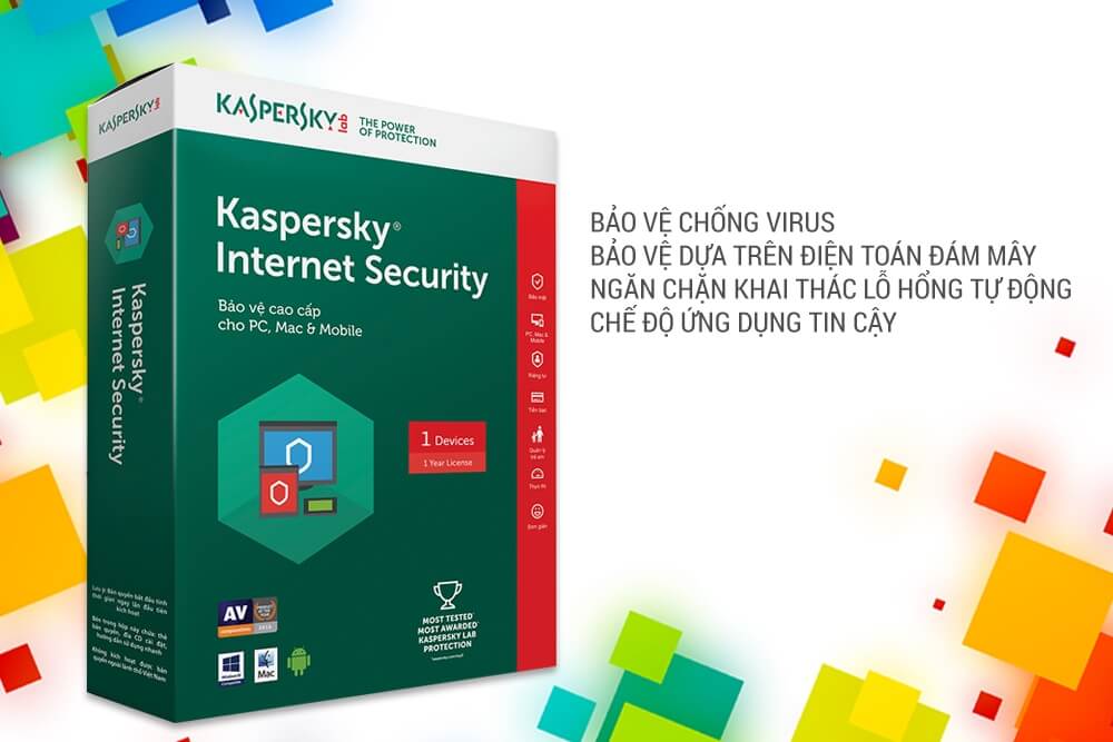 Kaspersky Internet Security Cho 1 Máy Tính - KIS1U 1
