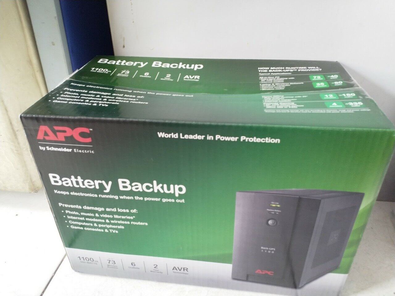 Bộ Lưu Điện : APC Back-UPS 1100VA, 230V, AVR, Universal and IEC Sockets - BX1100LI-MS
