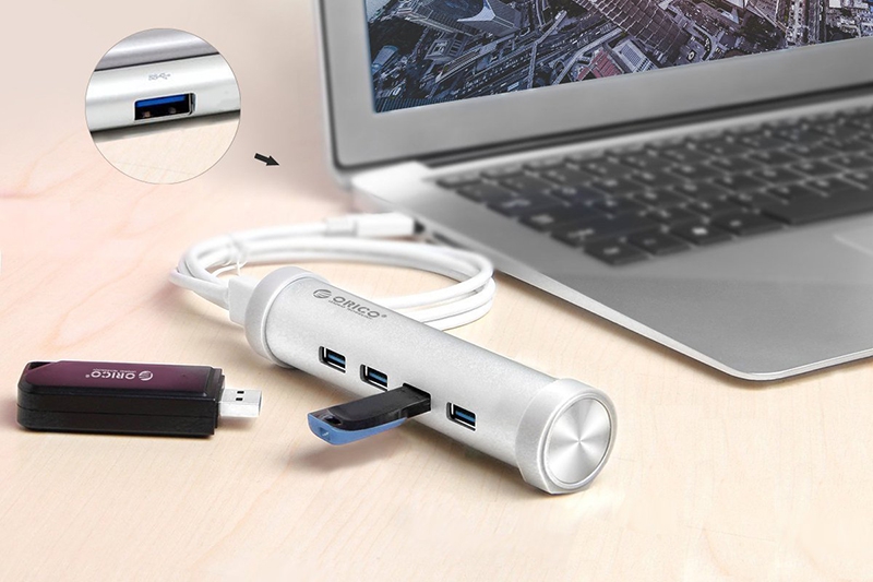 Hub Usb 3.0 Type C Orico 4 Cổng ARH4-U3