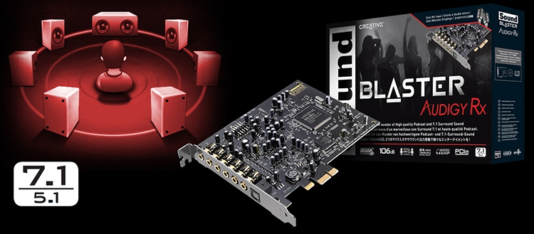 Card Âm Thanh Creative Sound Blaster Audigy Rx 7.1 2