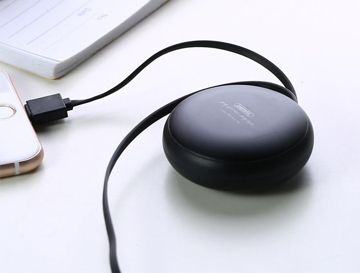 Cáp Sạc Lightning & Micro USB Có Thể Thu Gọn Thông Minh Remax RC-099T (1m) 1