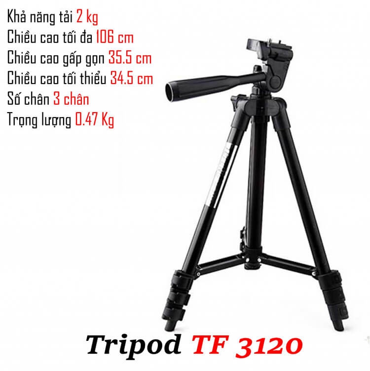 Chân Máy ảnh, Gậy Chụp Hình TRIPOD TF 3120A