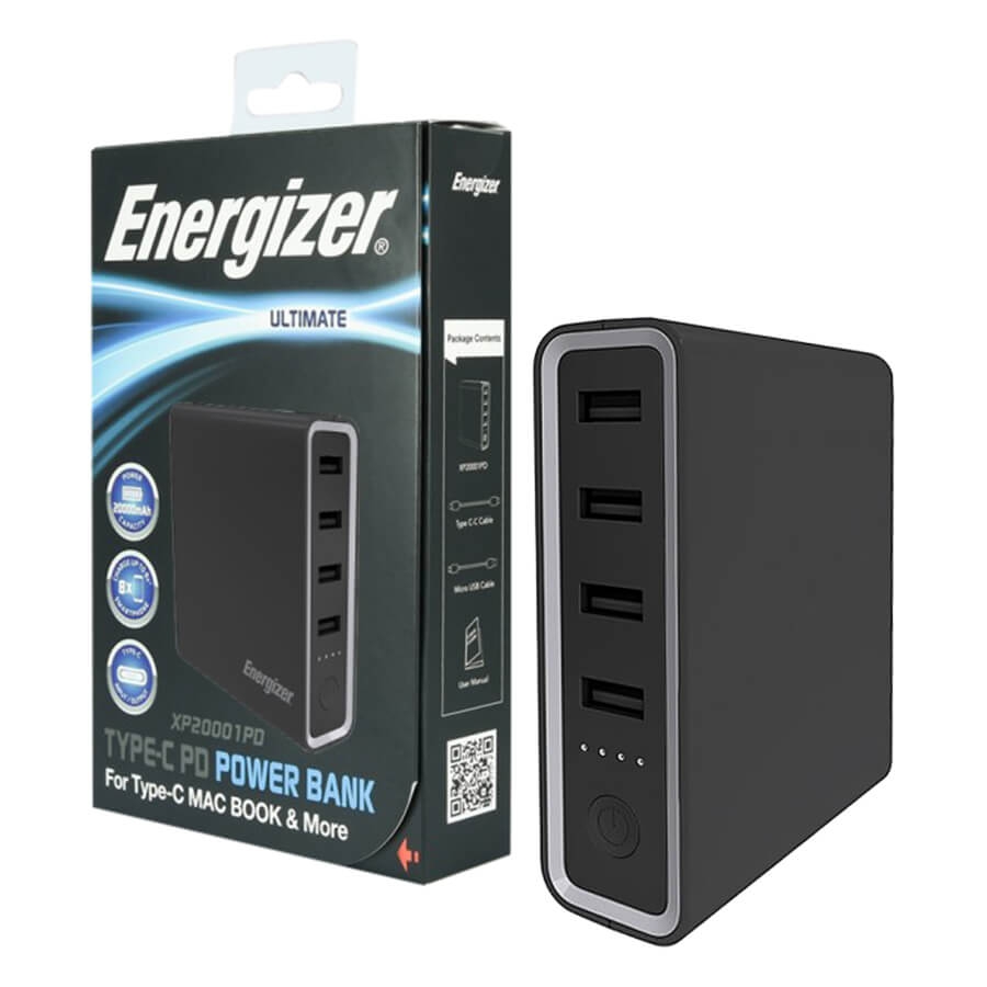 Pin Sạc Dự Phòng Energizer 20.000mAh XP20001PD