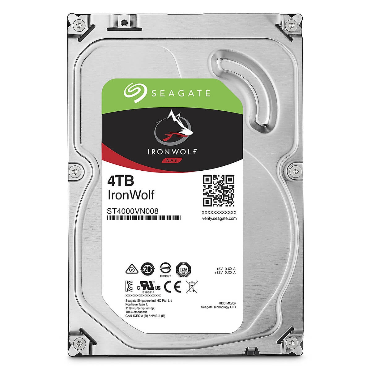 Ổ Cứng HDD Seagate IronWolf 4TB/64MB/3.5 - ST4000VN008