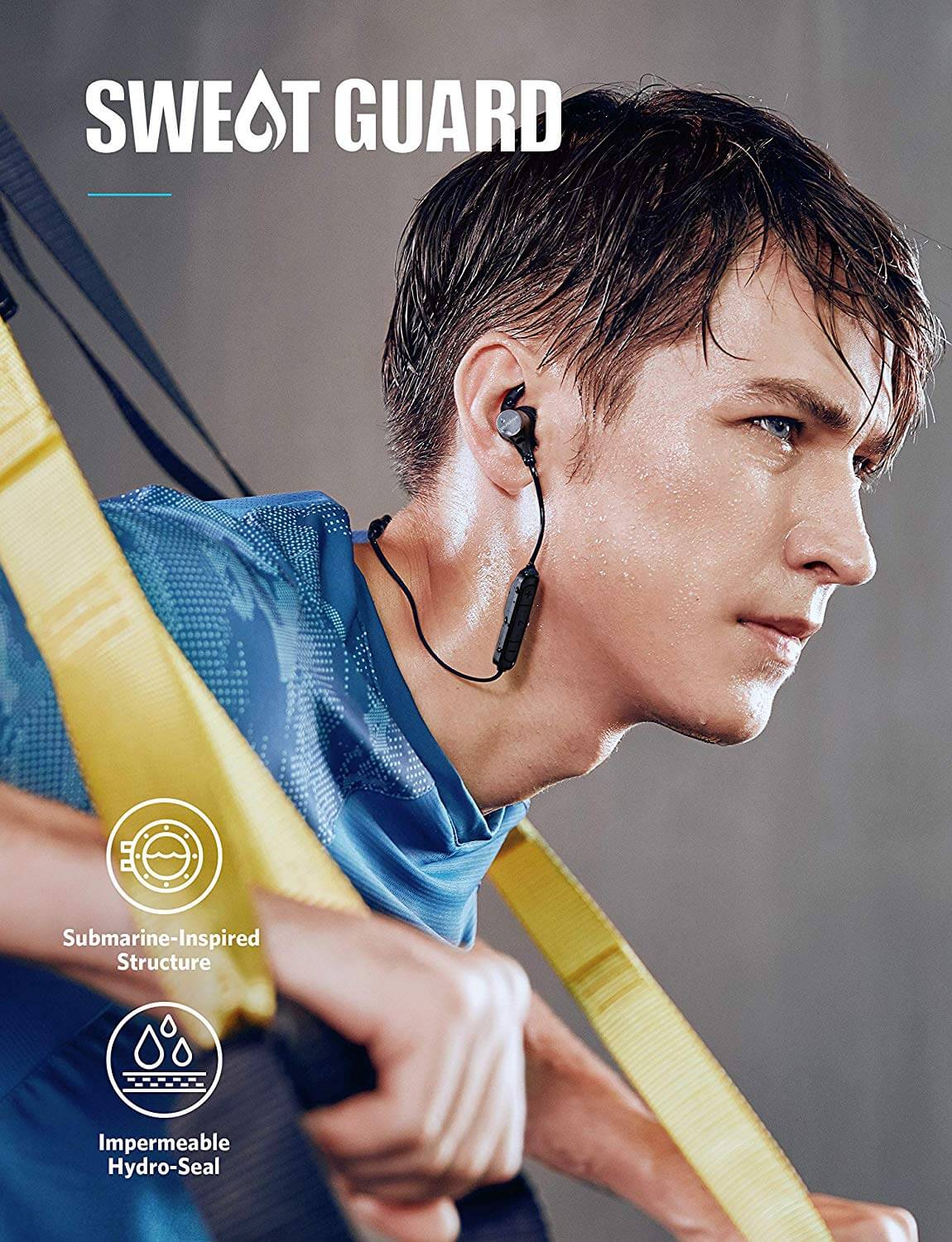 Tai Nghe Bluetooth Nhét Tai Anker Soundcore Spirit Sports IPX7 - A3403 3