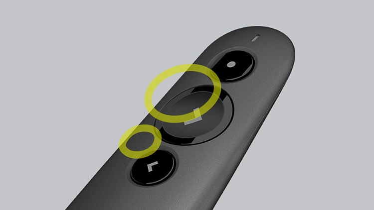 Bút Thiết Bị Trình Chiếu Logitech R500 USB Bluetooth 2