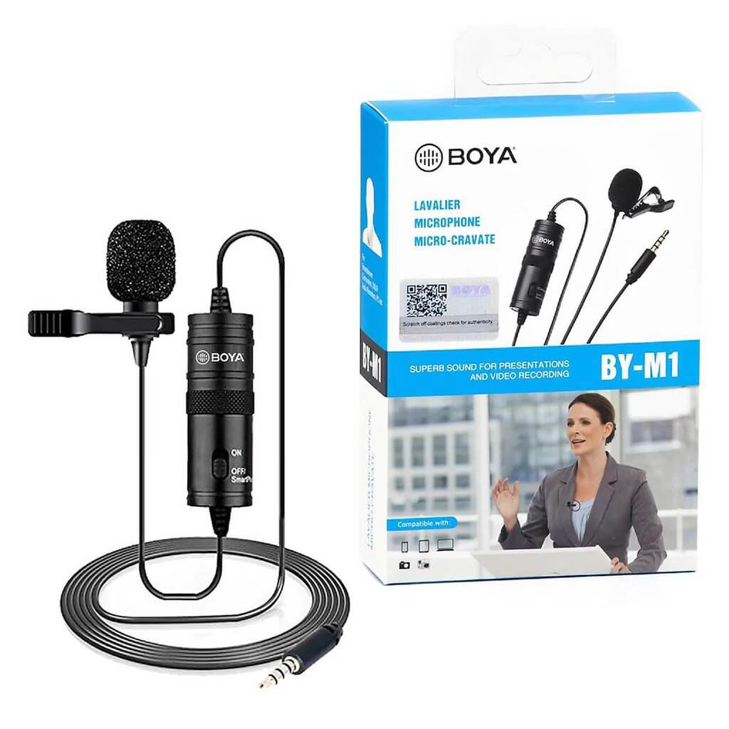 Mic Thu Âm Cho Điện Thoại Và Máy Ảnh Boya BY-M1