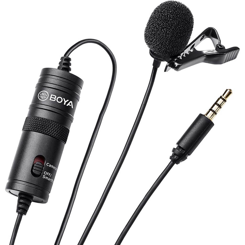 Mic Thu Âm Cho Điện Thoại Và Máy Ảnh Boya BY-M1
