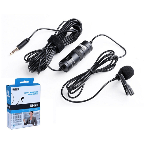 Mic Thu Âm Cho Điện Thoại Và Máy Ảnh Boya BY-M1