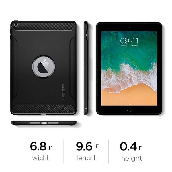 Ốp Lưng iPad 9.7 2018/2017 Spigen Rugged Armor