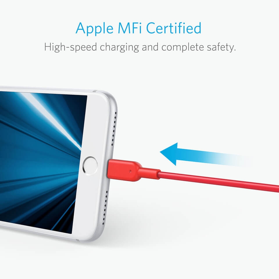 Dây Cáp Sạc Lightning Cho iPhone Anker PowerLine II 1.8m - A8433 2