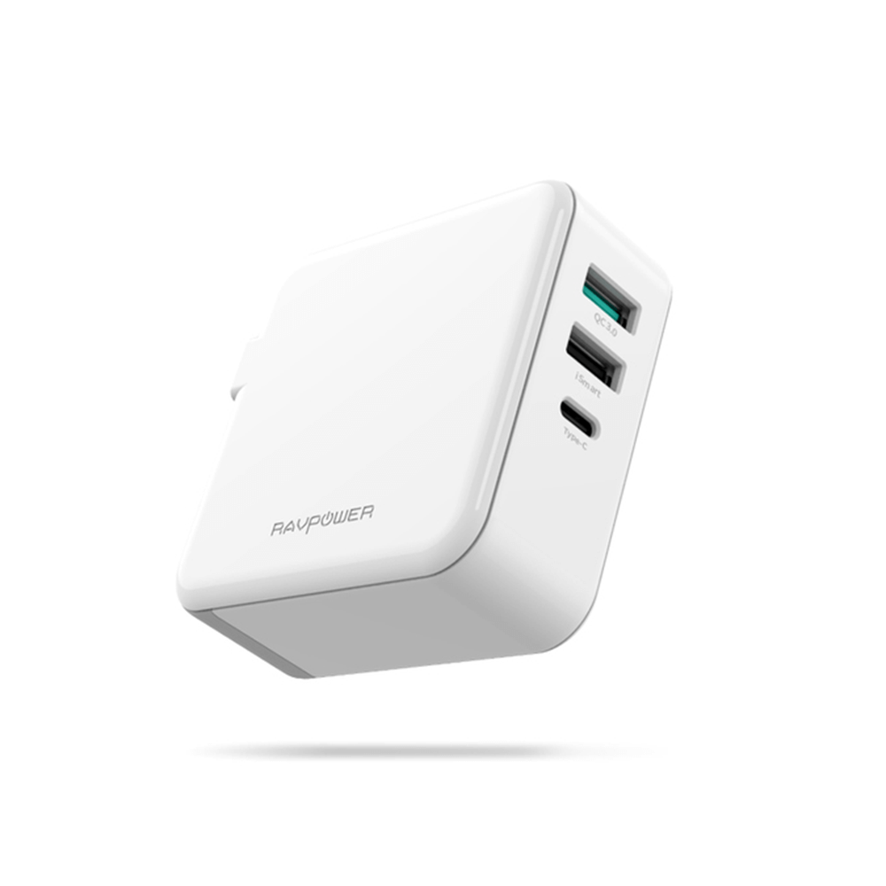 Sạc RavPower RP-PC082, PD65W, USB-C, QC3.0