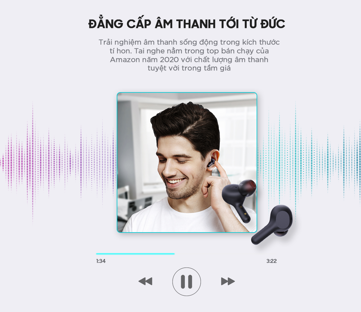 Tai Nghe True Wireless AUKEY EP-T25 2