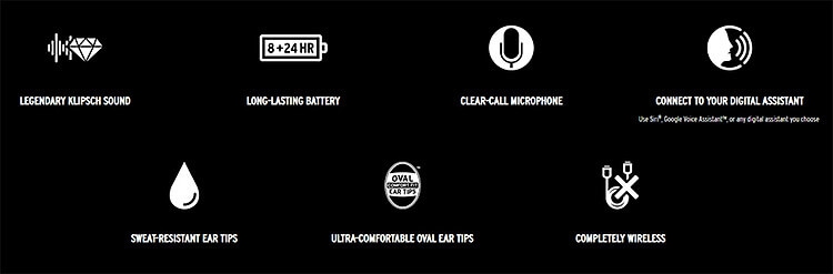 Tai Nghe Bluetooth True Wireless Klipsch T5 5