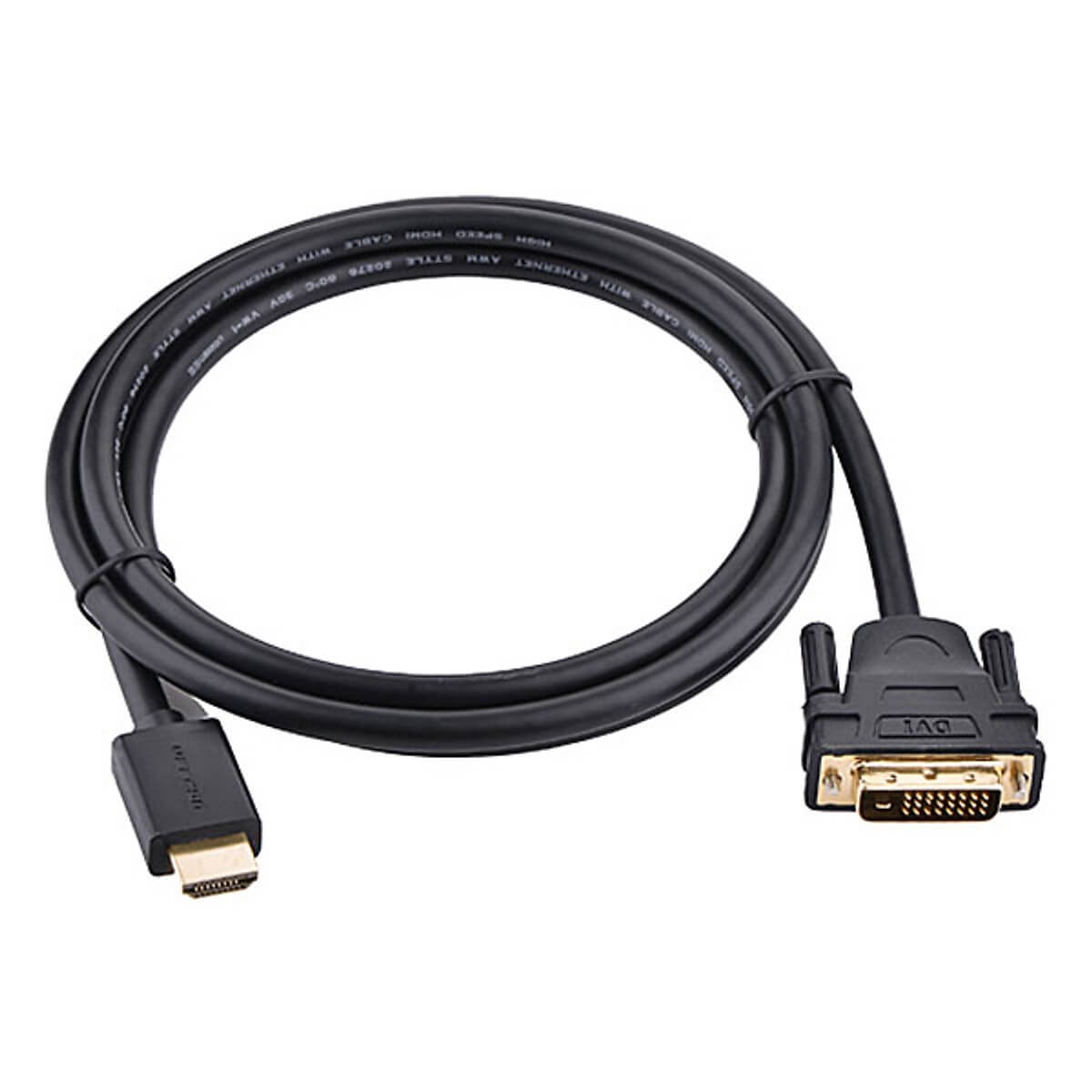 Cáp Chuyển Đổi Ugreen HDMI Sang DVI Sợi Tròn 11150 1.5m