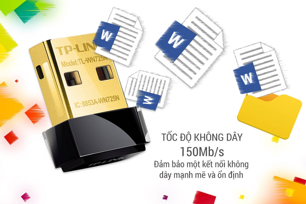 TP - Link TL- WN725N - USB Wifi Nano Chuẩn N Tốc Độ 150Mbps 2