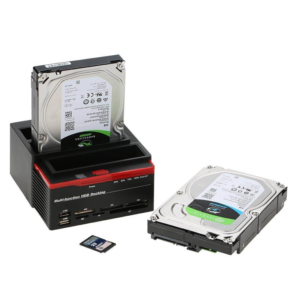 All In 1 HDD Docking Station Card Reader