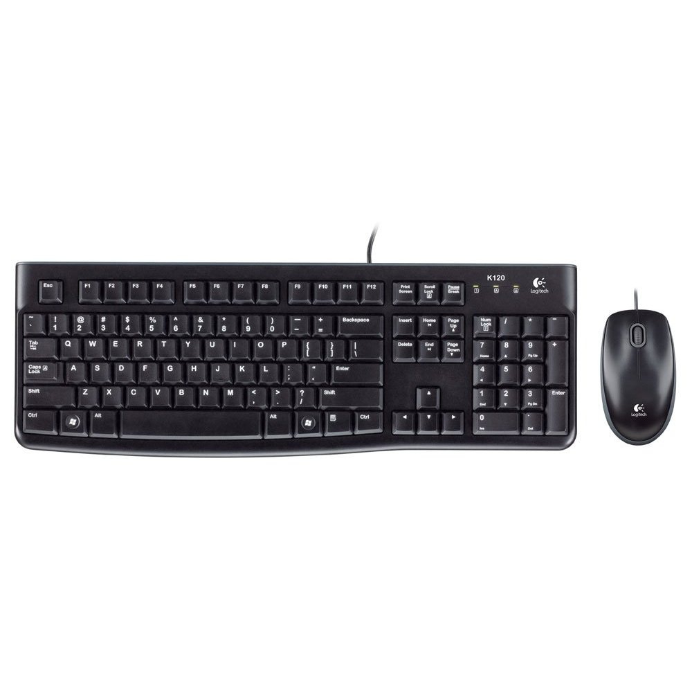 Bộ Bàn phím Và Chuột Có Dây Logitech MK120